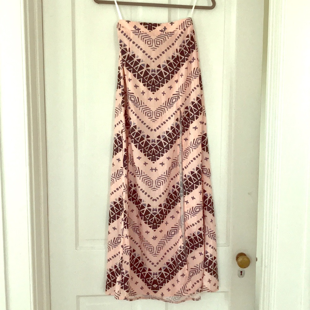 Sabo Skirt Tribal pattern black and white skirt